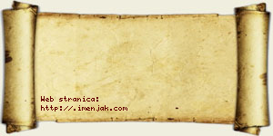 Zorana Anđelković vizit kartica